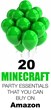 20 Minecraft Party Essentials That You Can Buy on Amazon